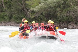 rafting in the durance